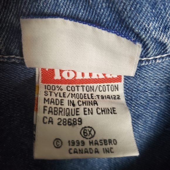 Vintage 1999 Rare Tonka Denim Jean Lightweight Button Down Jacket - Picture 10 of 10